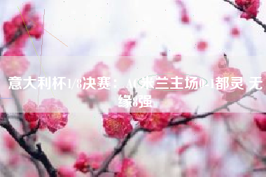 意大利杯1/8决赛：AC米兰主场0-1都灵 无缘8强