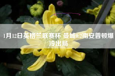 1月12日英格兰联赛杯 曼城0:2南安普顿爆冷出局