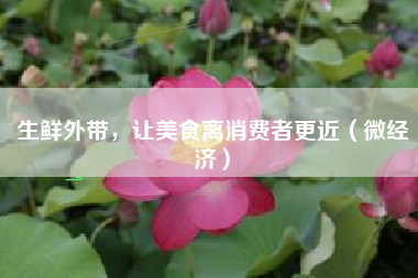 生鲜外带，让美食离消费者更近（微经济）