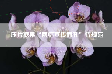 压片糖果“两幅宣传面孔”待规范