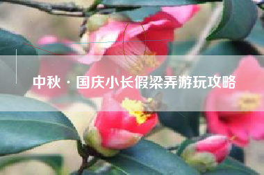 中秋·国庆小长假梁弄游玩攻略