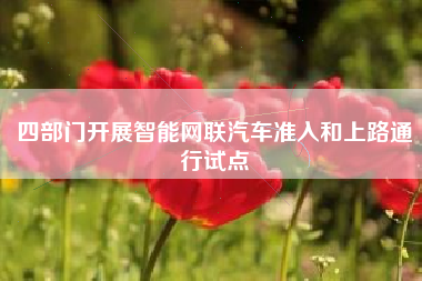 四部门开展智能网联汽车准入和上路通行试点
