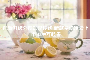 配置升级外观却是硬伤 新款星途凌云上市 13.99万起售