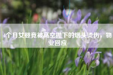 4个月女婴竟被高空抛下的烟头烫伤，物业回应