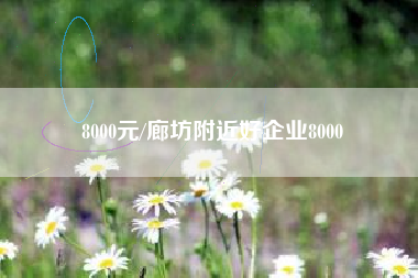 8000元/廊坊附近好企业8000
