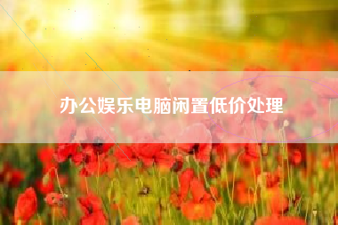 办公娱乐电脑闲置低价处理