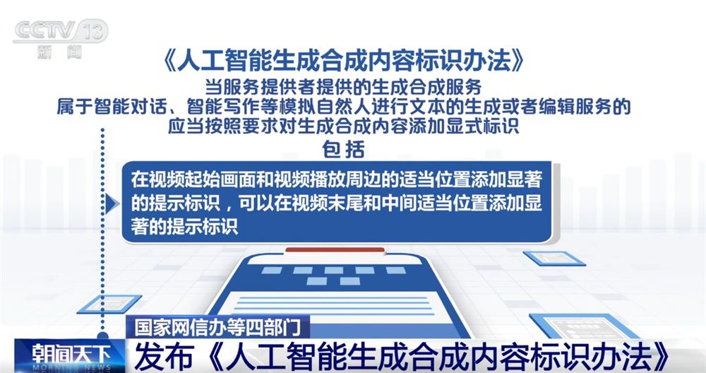 人工智能生成合成内容标识、传播、审核等如何发展？这个“办法”告诉你！